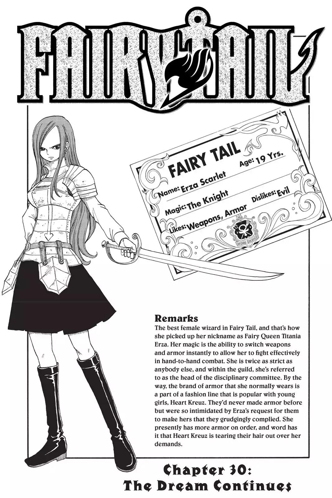 Fairy Tail Chapter 30 page 1 - Chapter 30: The Dream Continues & It's The Bonus Pages
