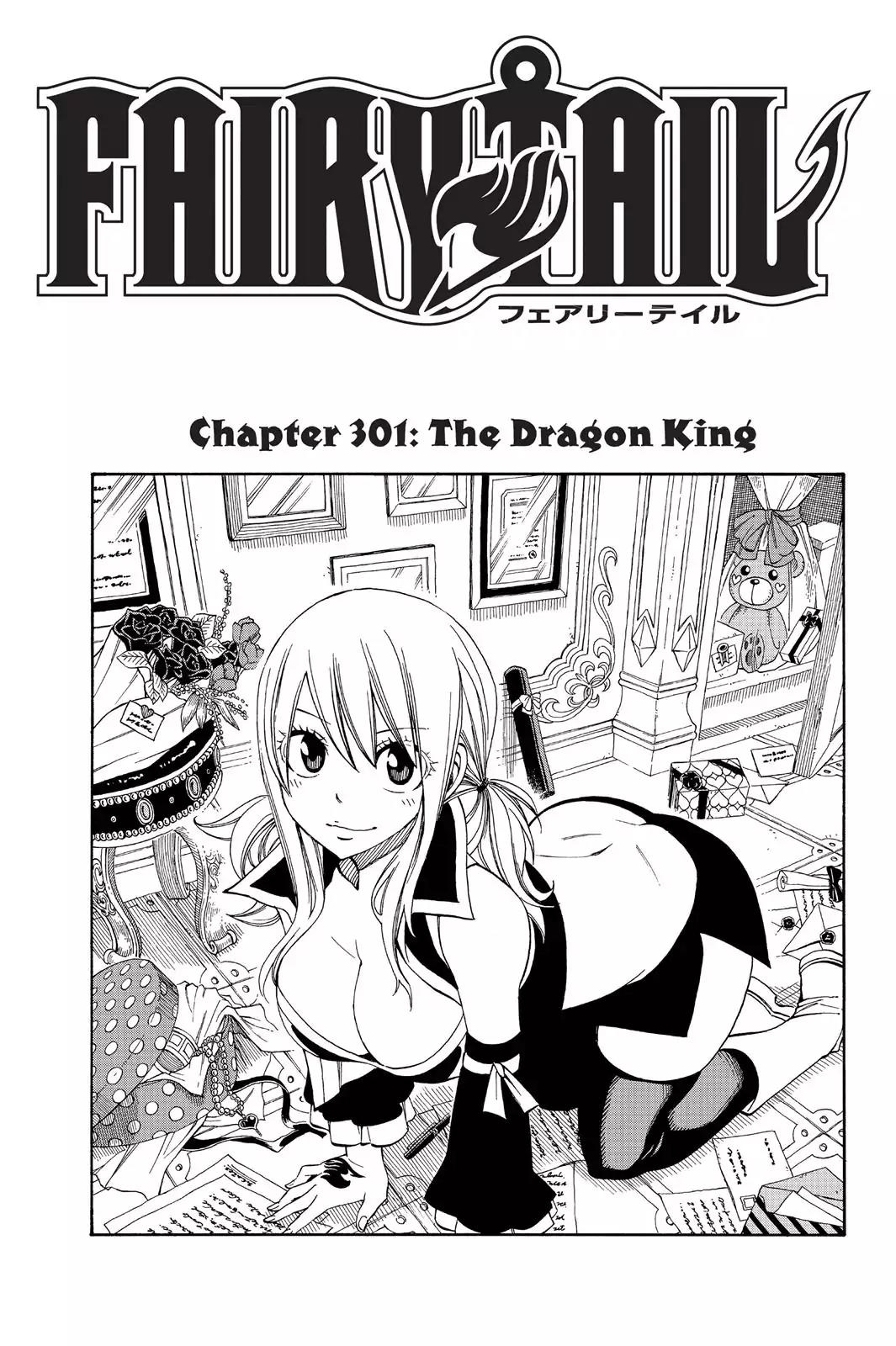 Fairy Tail Chapter 301 page 1 - Chapter 301: The Dragon King