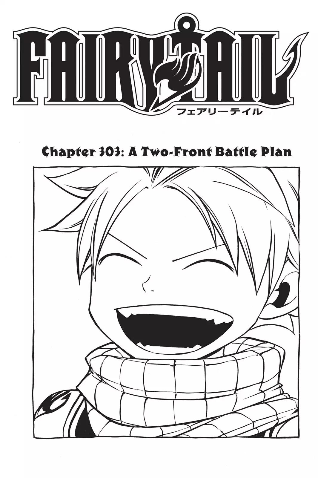 Fairy Tail Chapter 303 page 1 - Chapter 303: A Two-Front Battle Plan