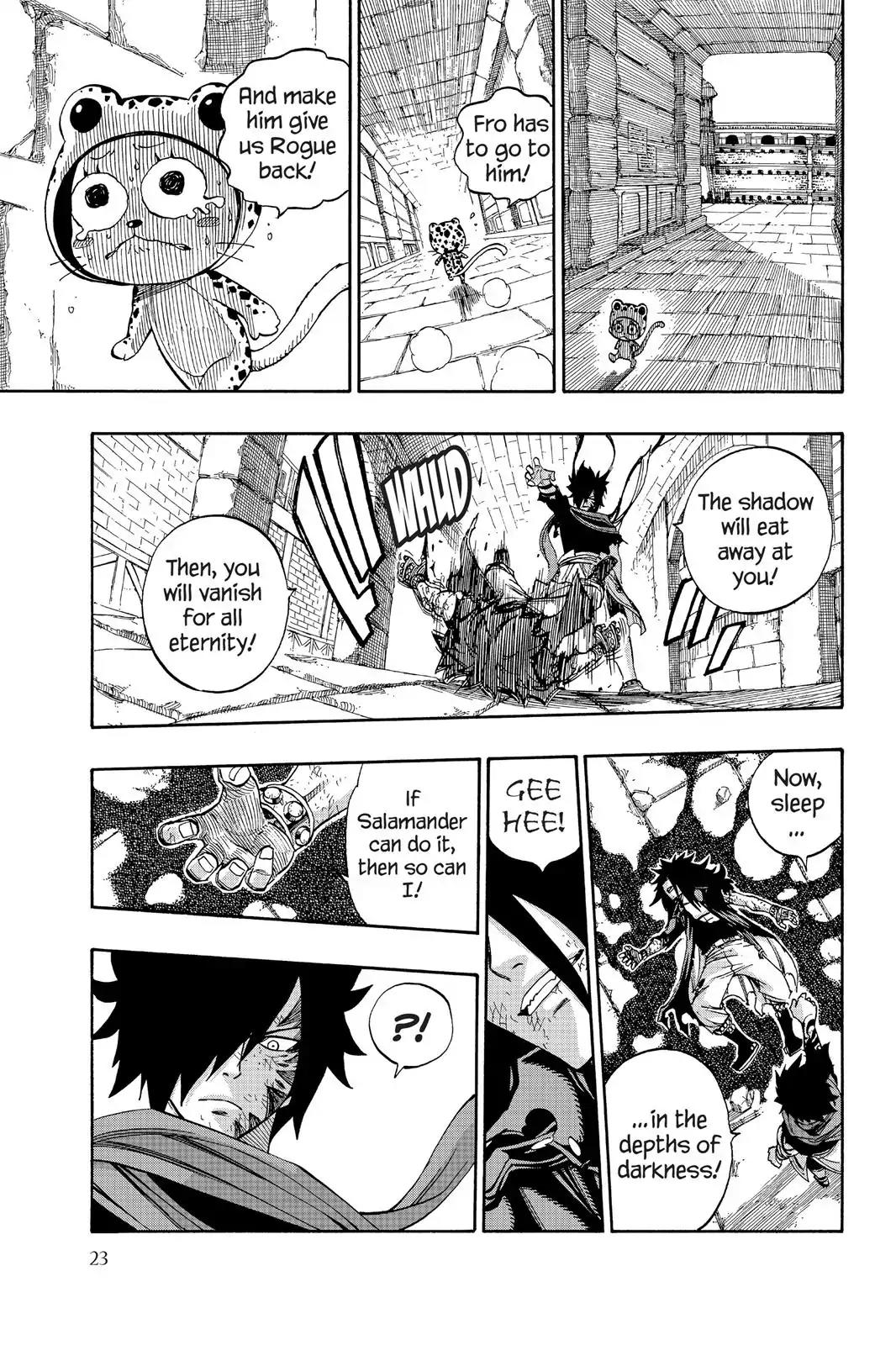 Fairy Tail Chapter 318 page 25 - Chapter 318: Gajeel Vs. Rogue