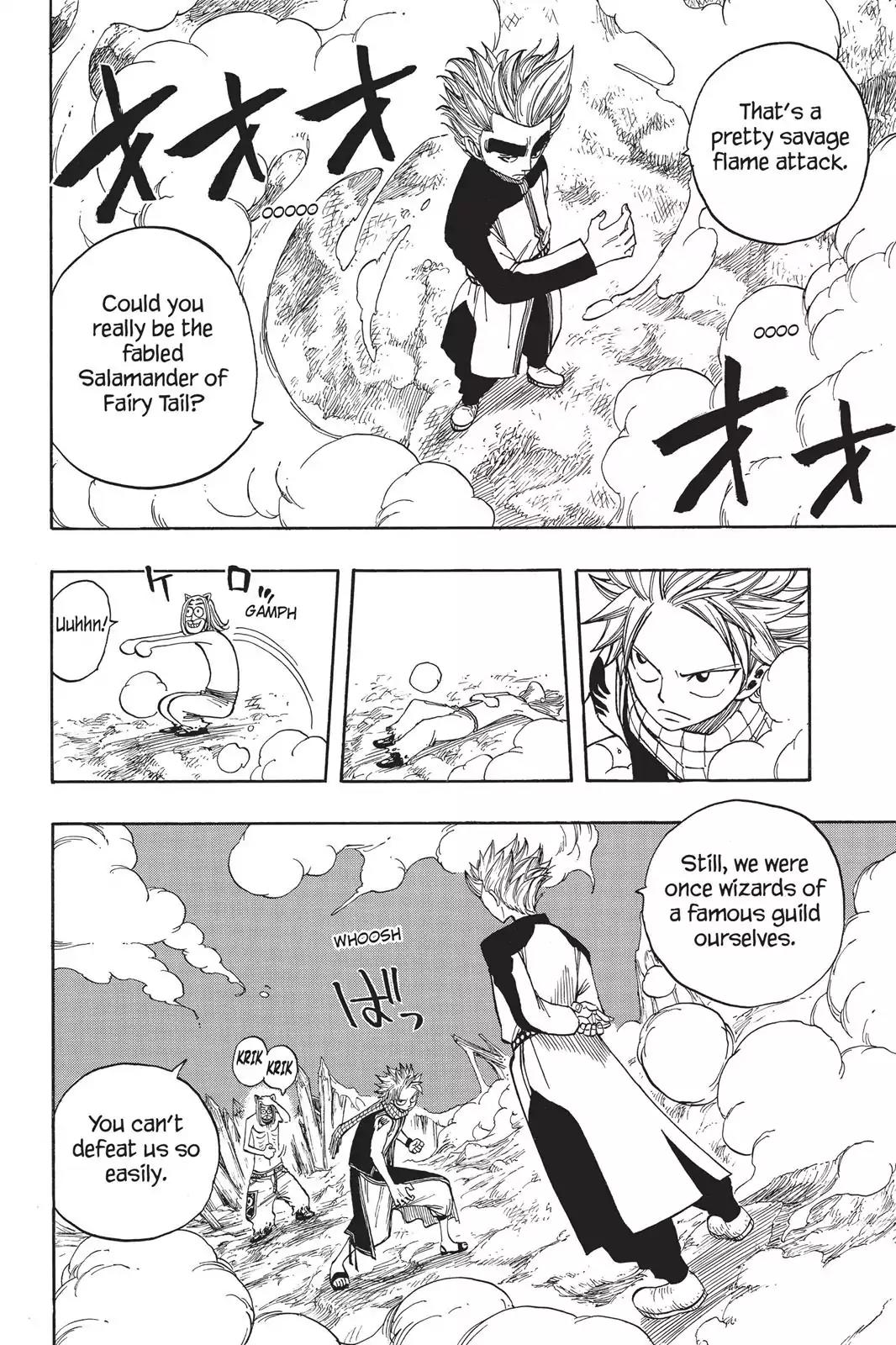 Fairy Tail Chapter 32 page 10 - Chapter 32: Natsu vs. Wave-Motion Yuka