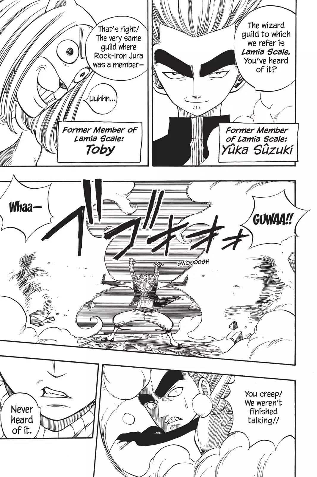 Fairy Tail Chapter 32 page 11 - Chapter 32: Natsu vs. Wave-Motion Yuka