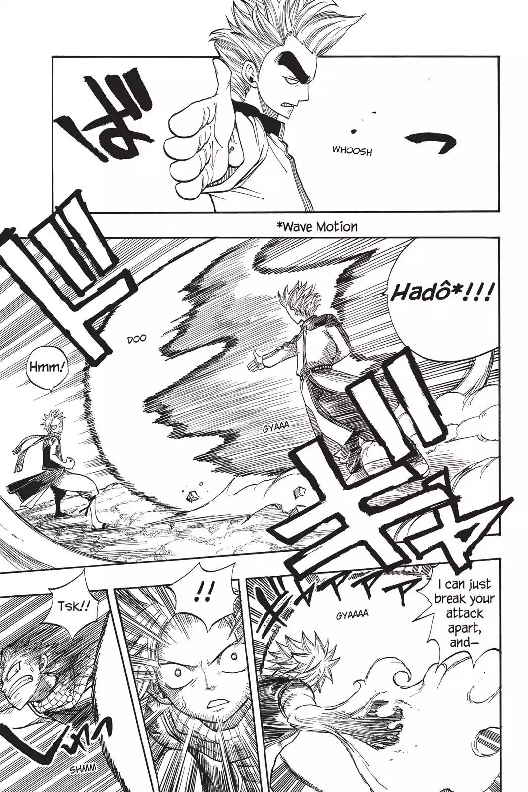 Fairy Tail Chapter 32 page 13 - Chapter 32: Natsu vs. Wave-Motion Yuka