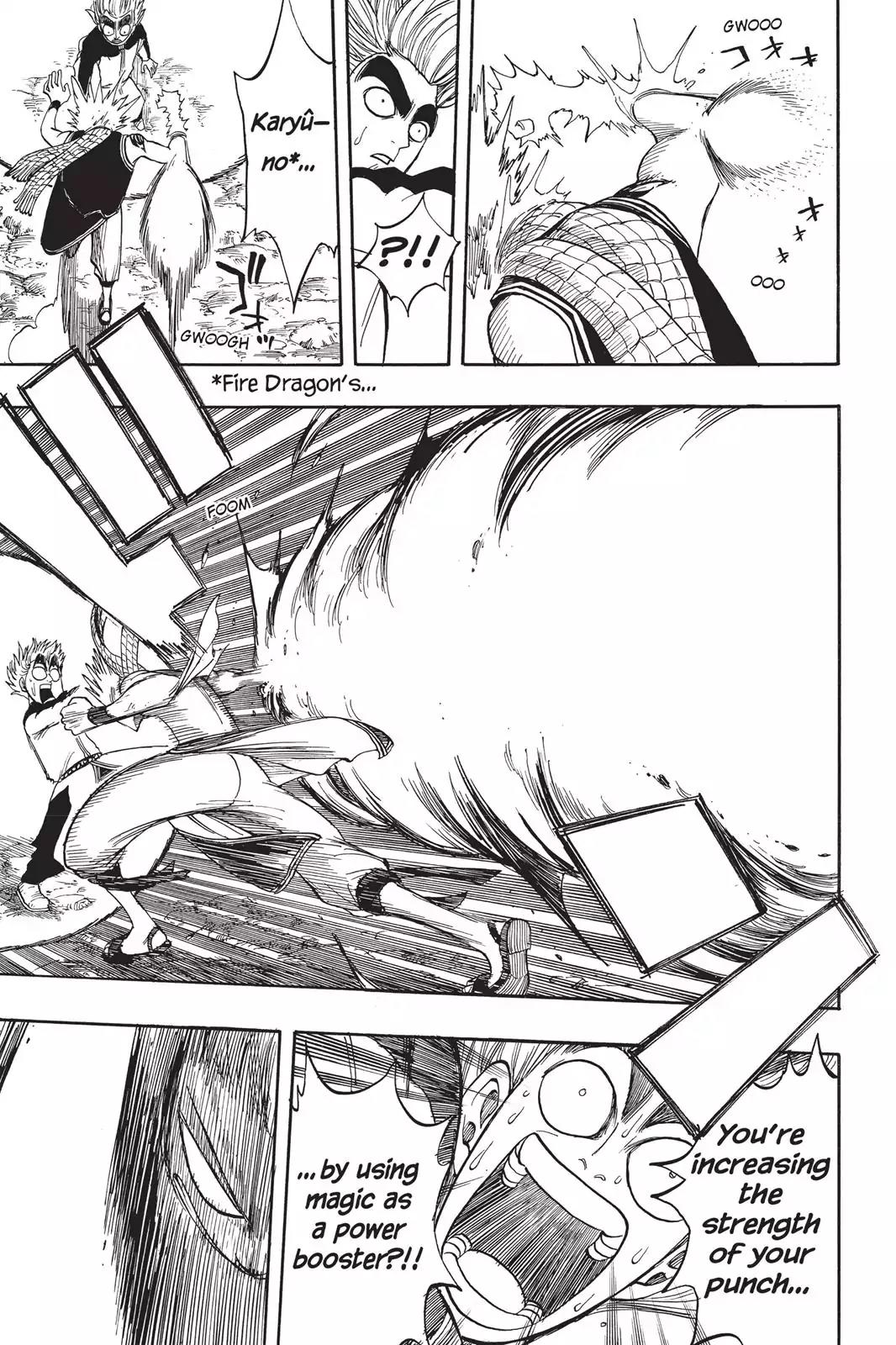Fairy Tail Chapter 32 page 19 - Chapter 32: Natsu vs. Wave-Motion Yuka