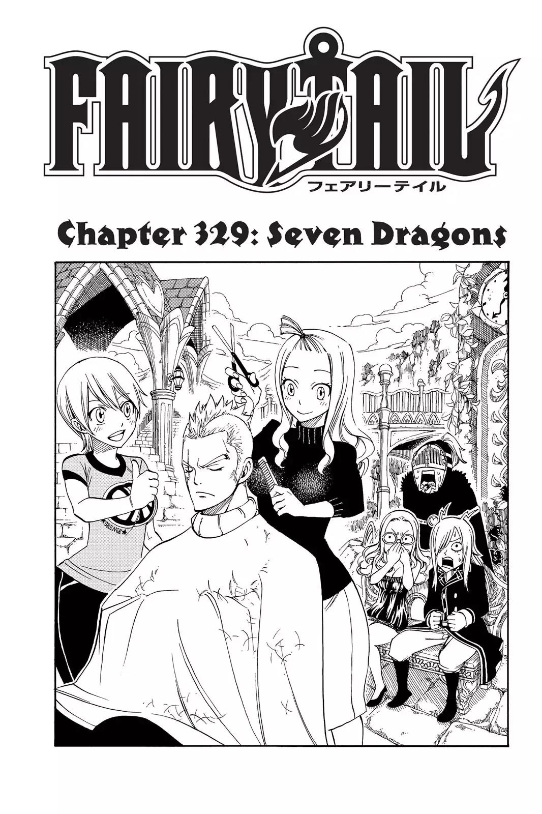 Fairy Tail Chapter 329 page 1 - Chapter 329: Seven Dragon