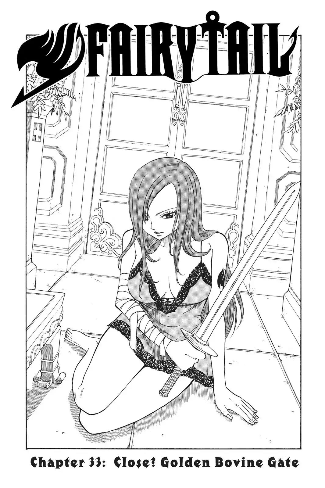 Fairy Tail Chapter 33 page 1 - Chapter 33: Close? Golden Bovine Gare