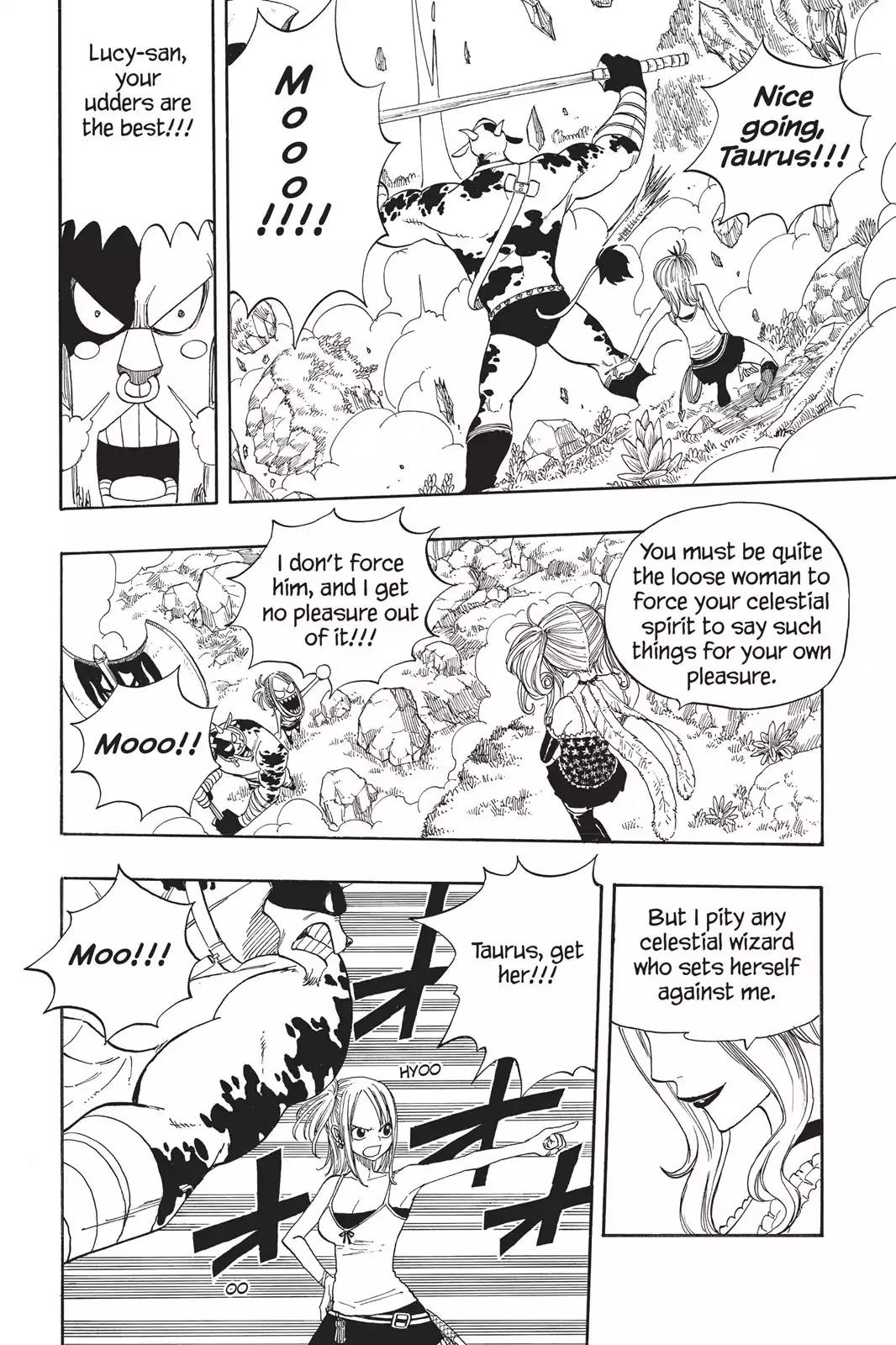 Fairy Tail Chapter 33 page 12 - Chapter 33: Close? Golden Bovine Gare