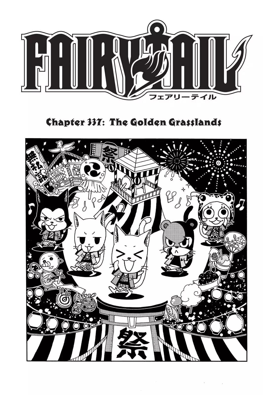 Fairy Tail Chapter 337 page 1 - Chapter 337: The Golden Grasslands