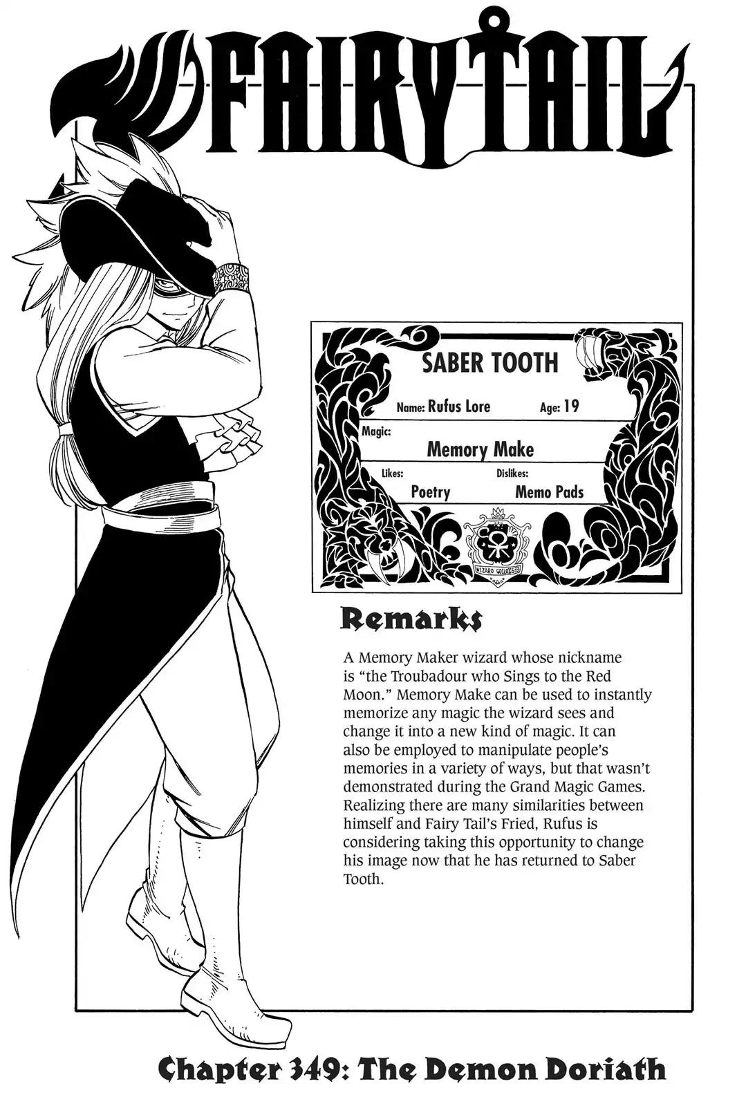 Fairy Tail Chapter 349 page 1 - Chapter 349: The Demon Doriath