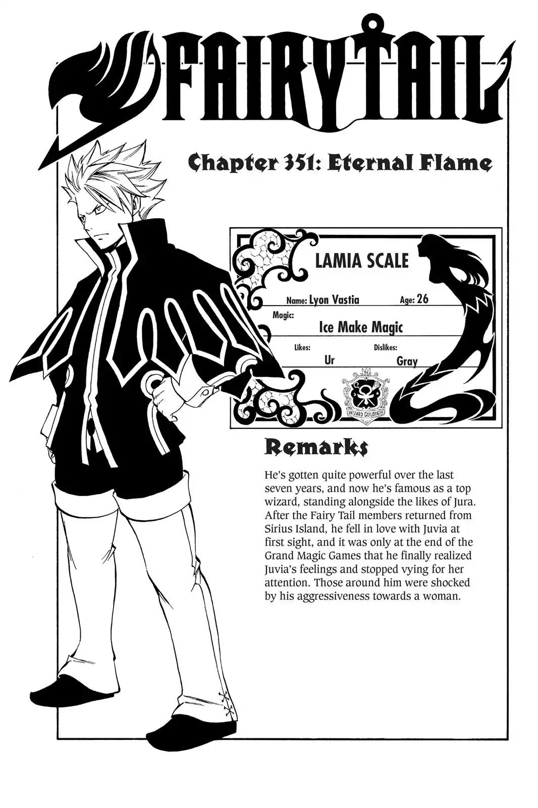 Fairy Tail Chapter 351 page 1 - Chapter 351: Eternal Flame