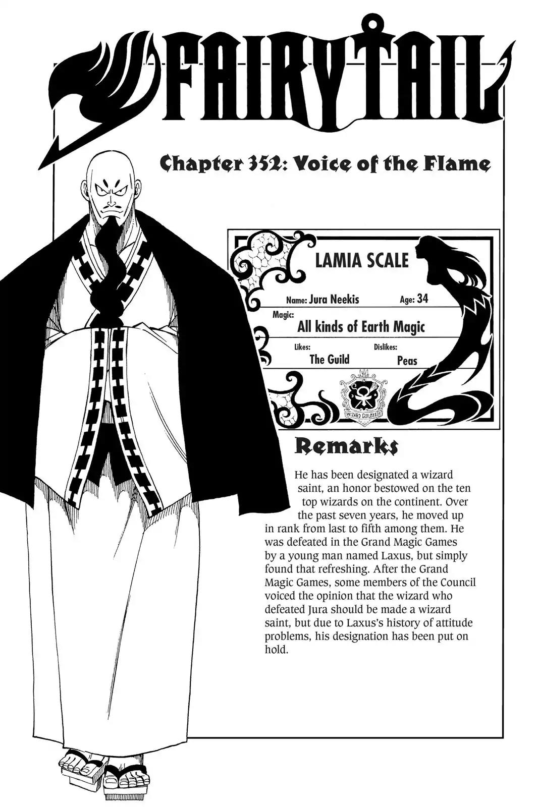 Fairy Tail Chapter 352 page 1 - Chapter 352: Voice Of The Flame