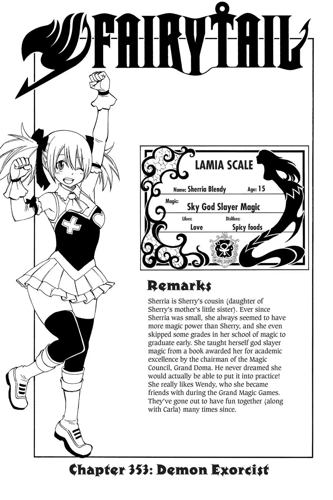 Fairy Tail Chapter 353 page 1 - Chapter 353: Demon Exorcist