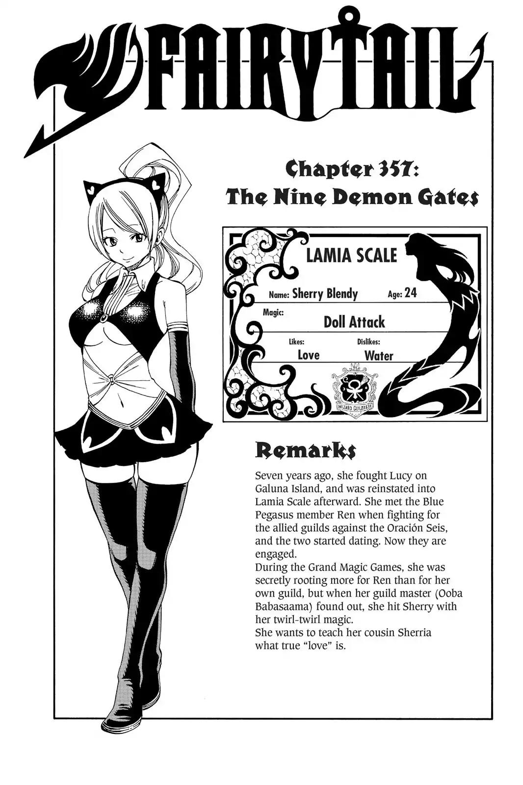 Fairy Tail Chapter 357 page 1 - Chapter 357: The Nine Demon Gates