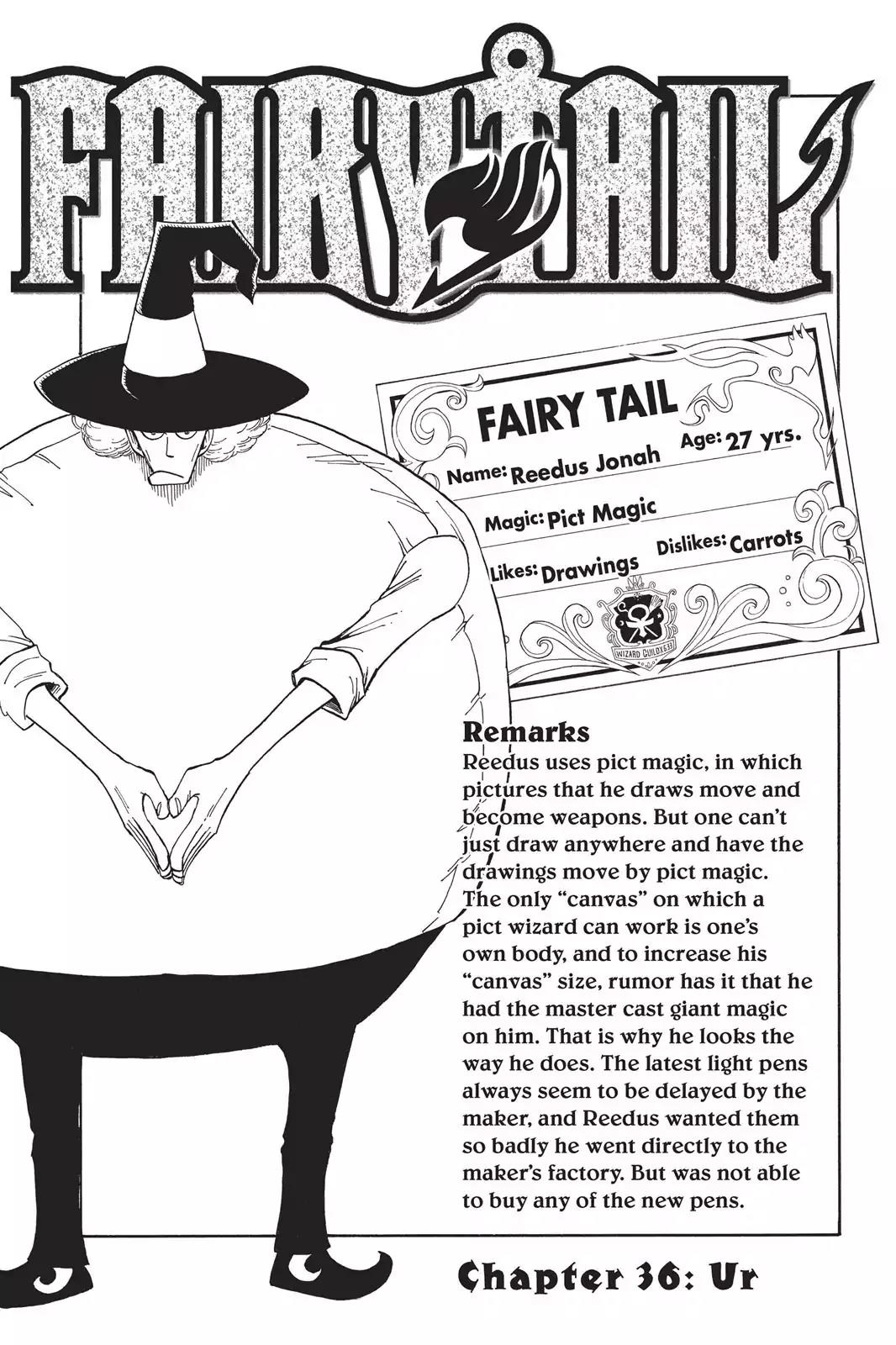 Fairy Tail Chapter 36 page 1 - Chapter 36: Ur