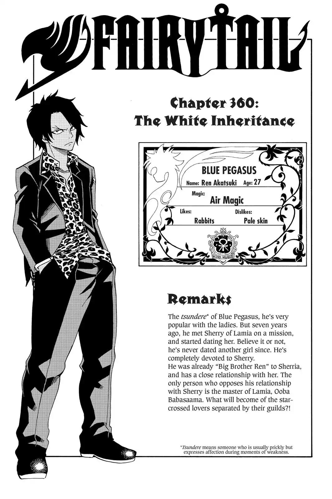 Fairy Tail Chapter 360 page 1 - Chapter 360: The White Inheritance