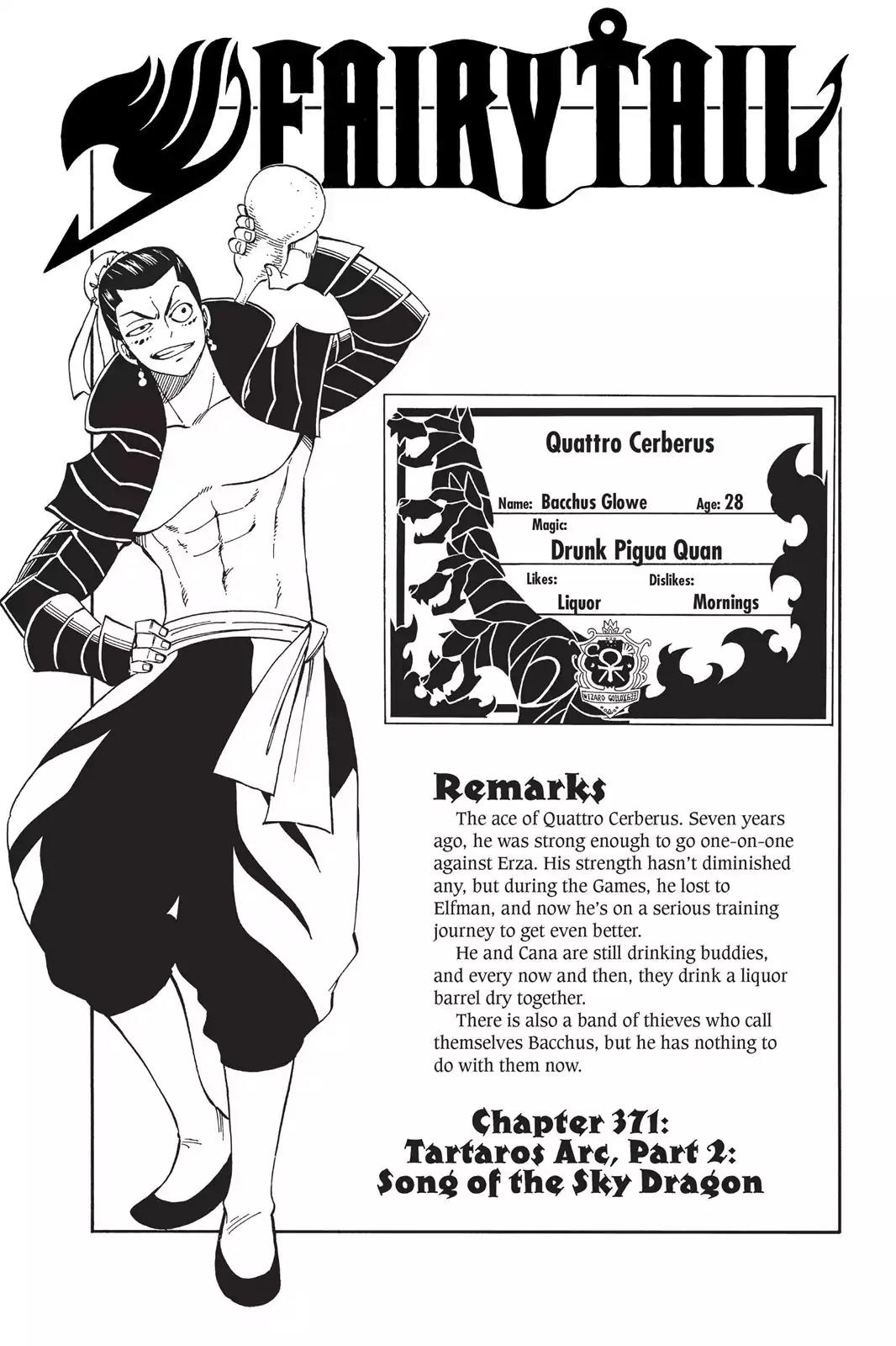 Fairy Tail Chapter 371 page 1 - Chapter 371: Tartaros Arc, Part 2: Song of the Sky Dragon