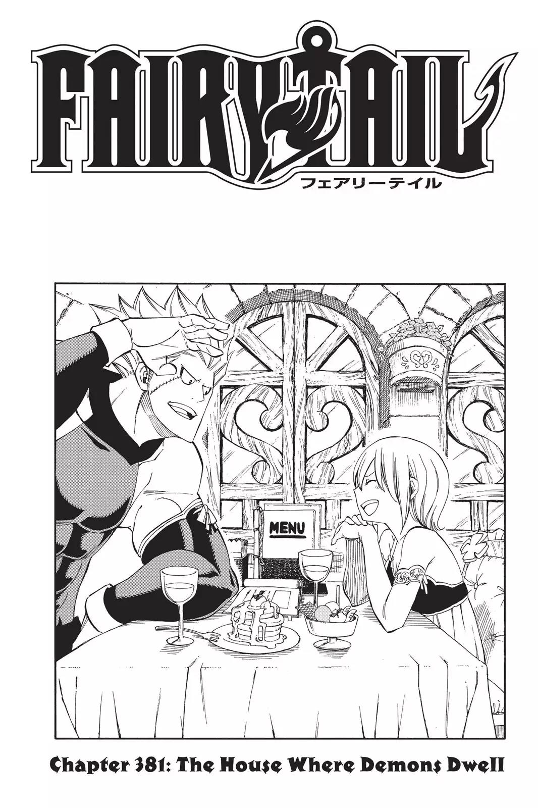Fairy Tail Chapter 381 page 1 - Chapter 381: The House Where Demons Dwell