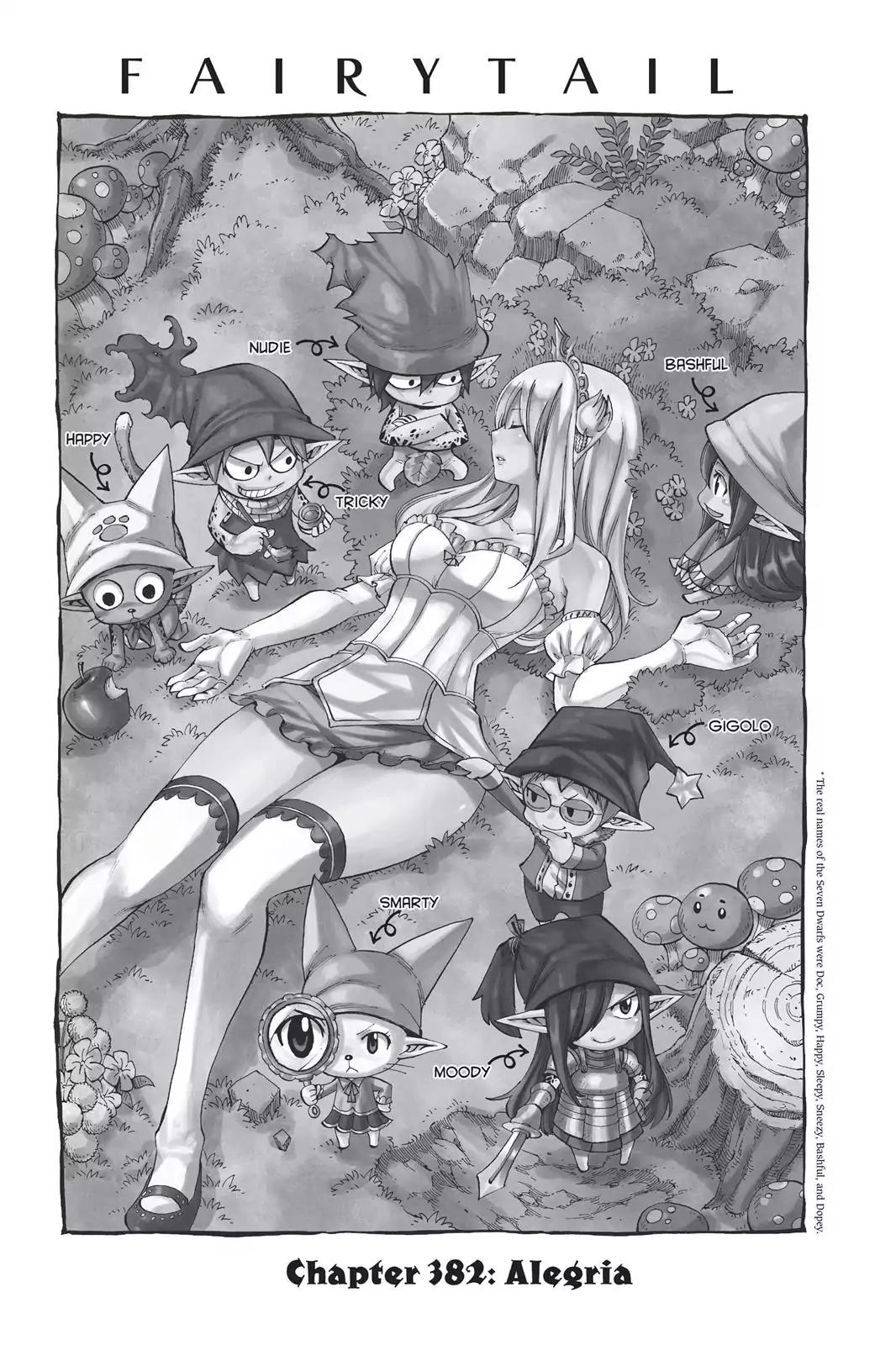Fairy Tail Chapter 382 page 1 - Chapter 382: Alegria