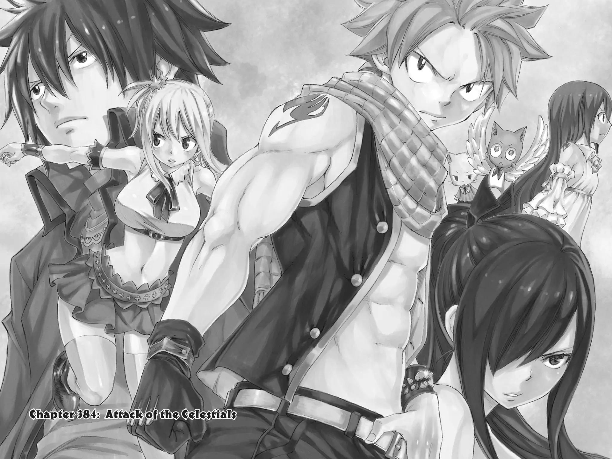 Fairy Tail Chapter 384 page 1 - Chapter 384: Attack of The Celestials