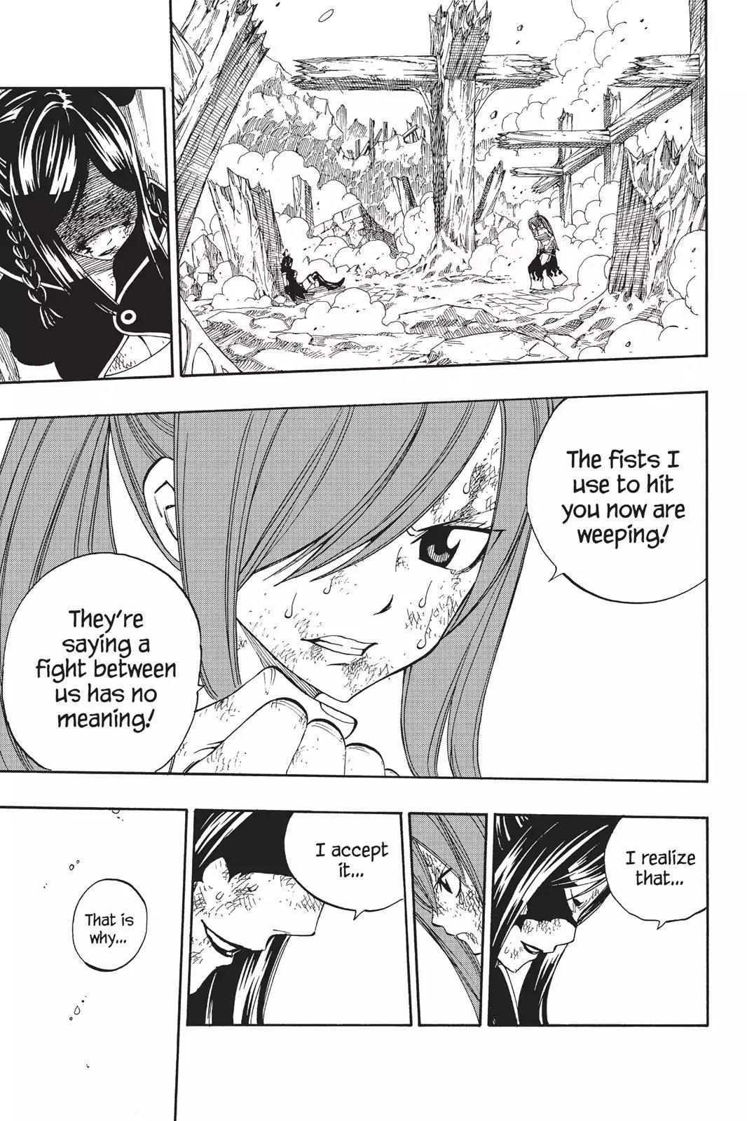 Fairy Tail Chapter 388 page 11 - Chapter 388: Erza VS Minerva