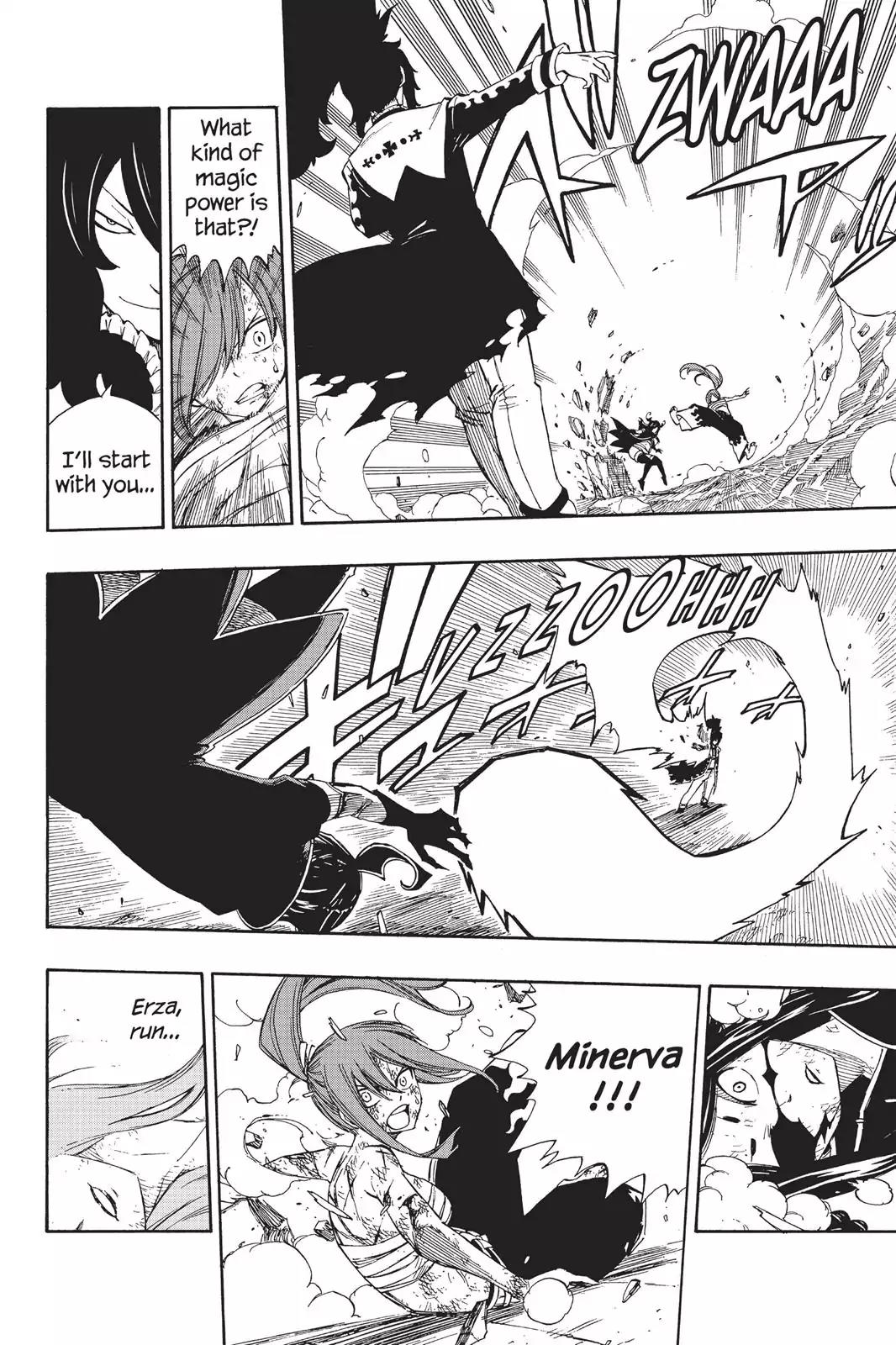 Fairy Tail Chapter 388 page 16 - Chapter 388: Erza VS Minerva