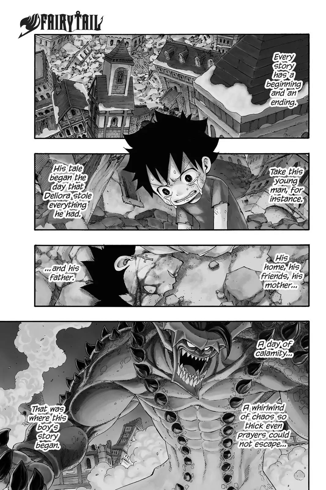 Fairy Tail Chapter 390 page 1 - Chapter 390: A Young Boy's Story