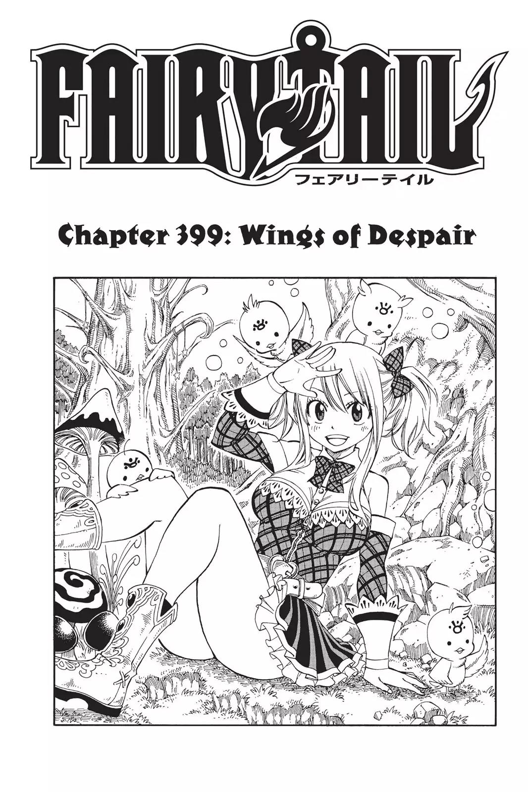 Fairy Tail Chapter 399 page 1 - Chapter 399: Wings of Despair