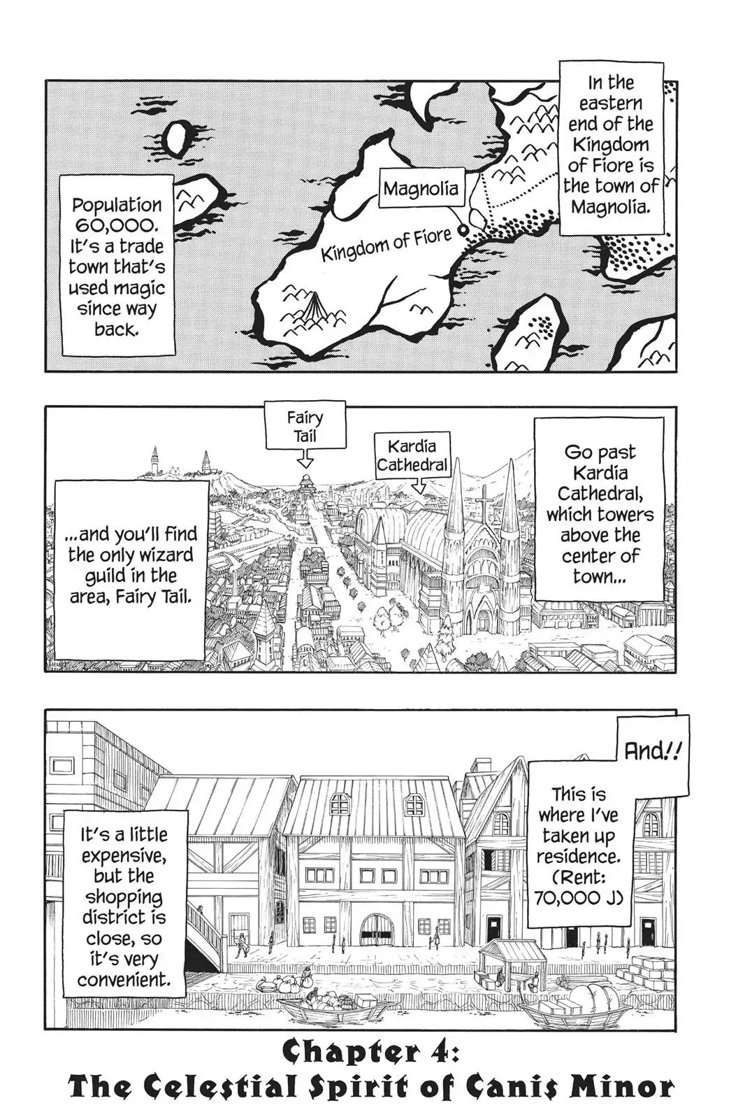 Fairy Tail Chapter 4 page 2 - Chapter 4: The Celestial Spirit of Canis Minor