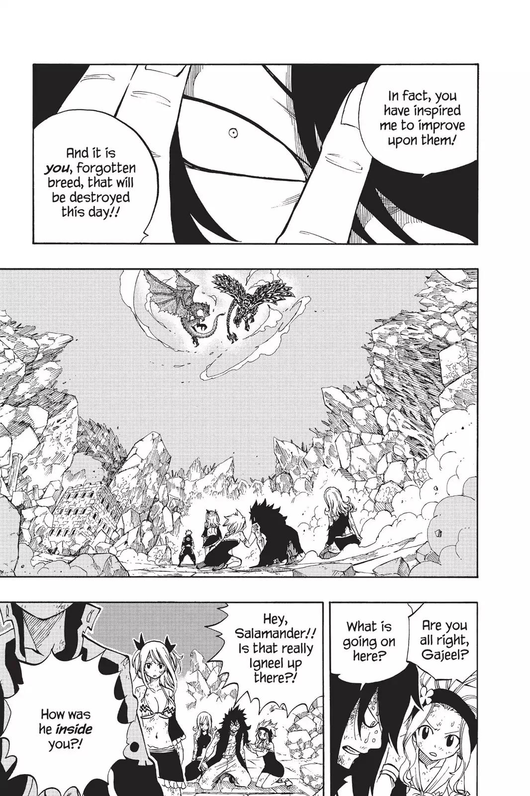 Fairy Tail Chapter 401 page 6 - Chapter 401: Igneel Vs. Acnologia
