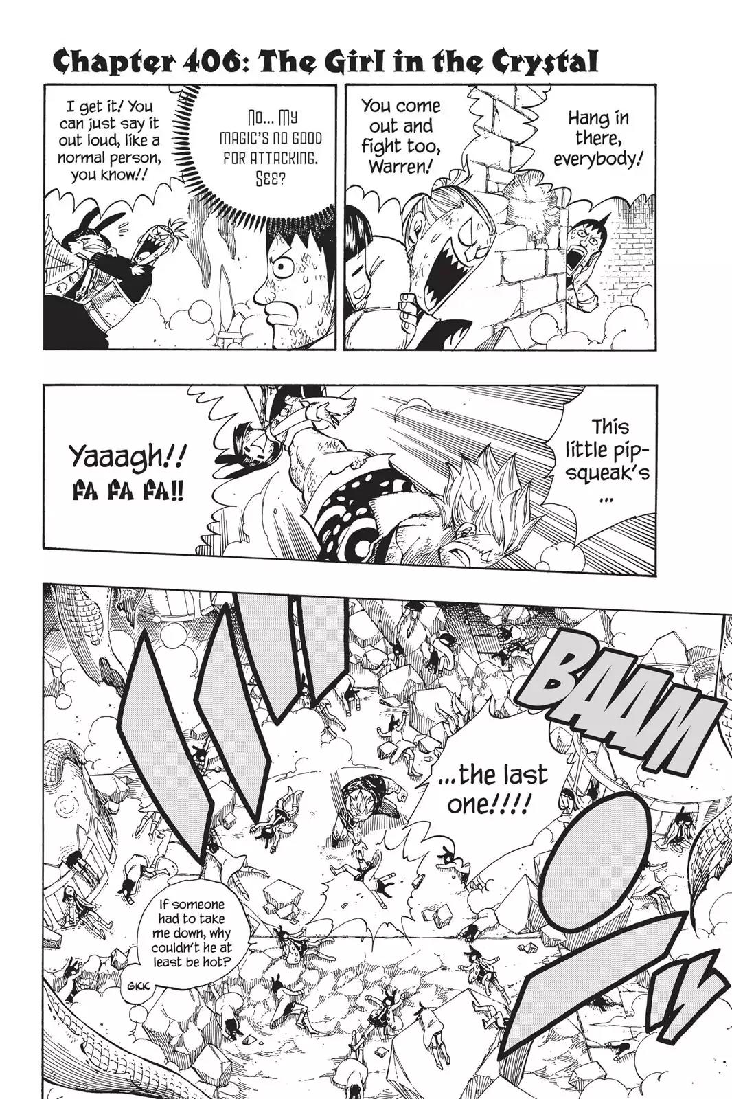 Fairy Tail Chapter 406 page 2 - Chapter 406: The Girl in The Crystal