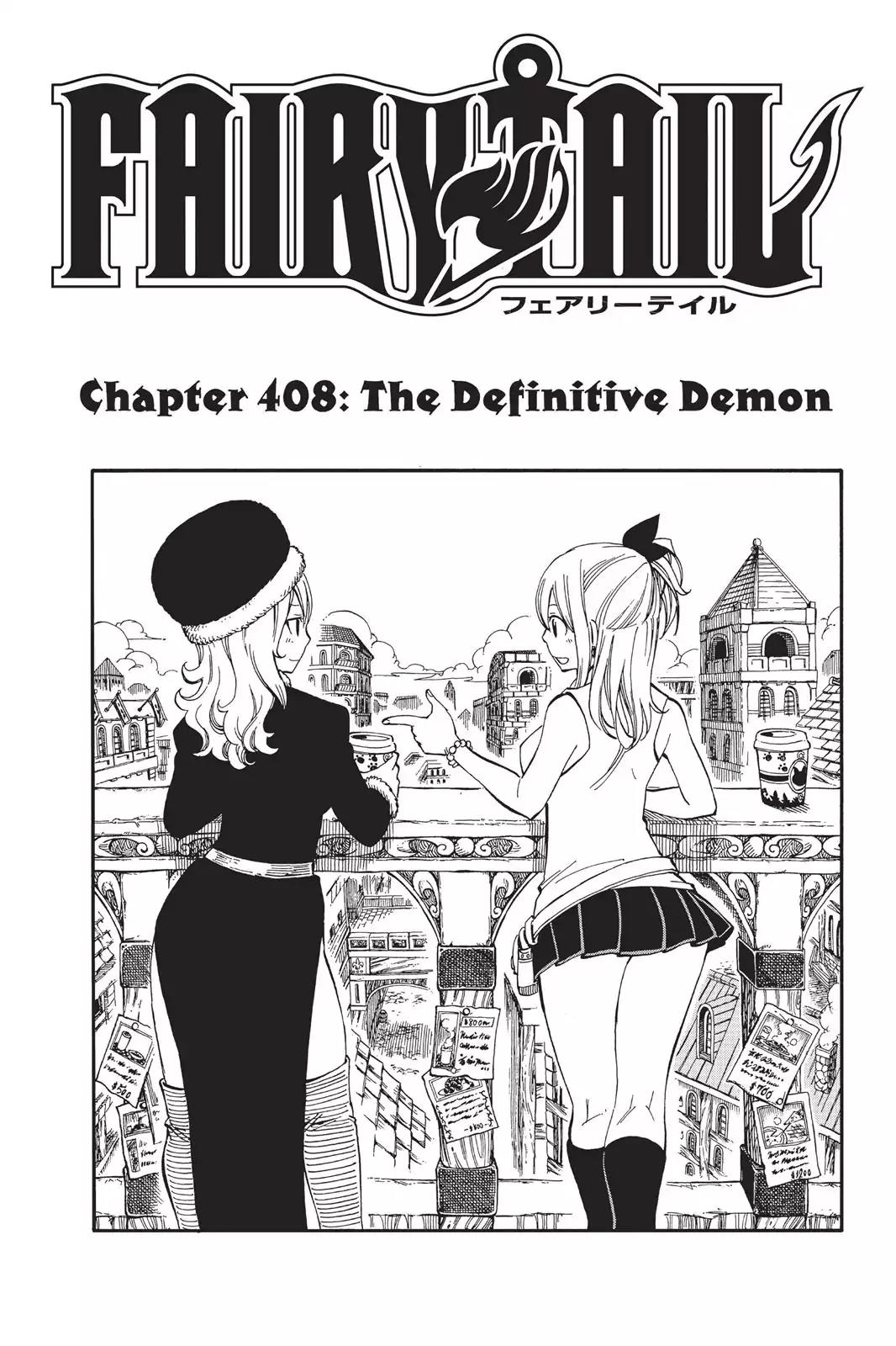 Fairy Tail Chapter 408 page 1 - Chapter 408: The Definitive Demon
