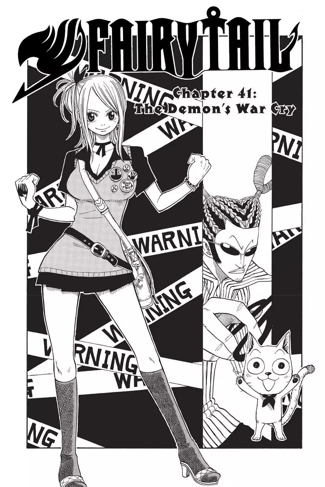 Fairy Tail Chapter 41 page 1 - Chapter 41: The Demon's War Cry