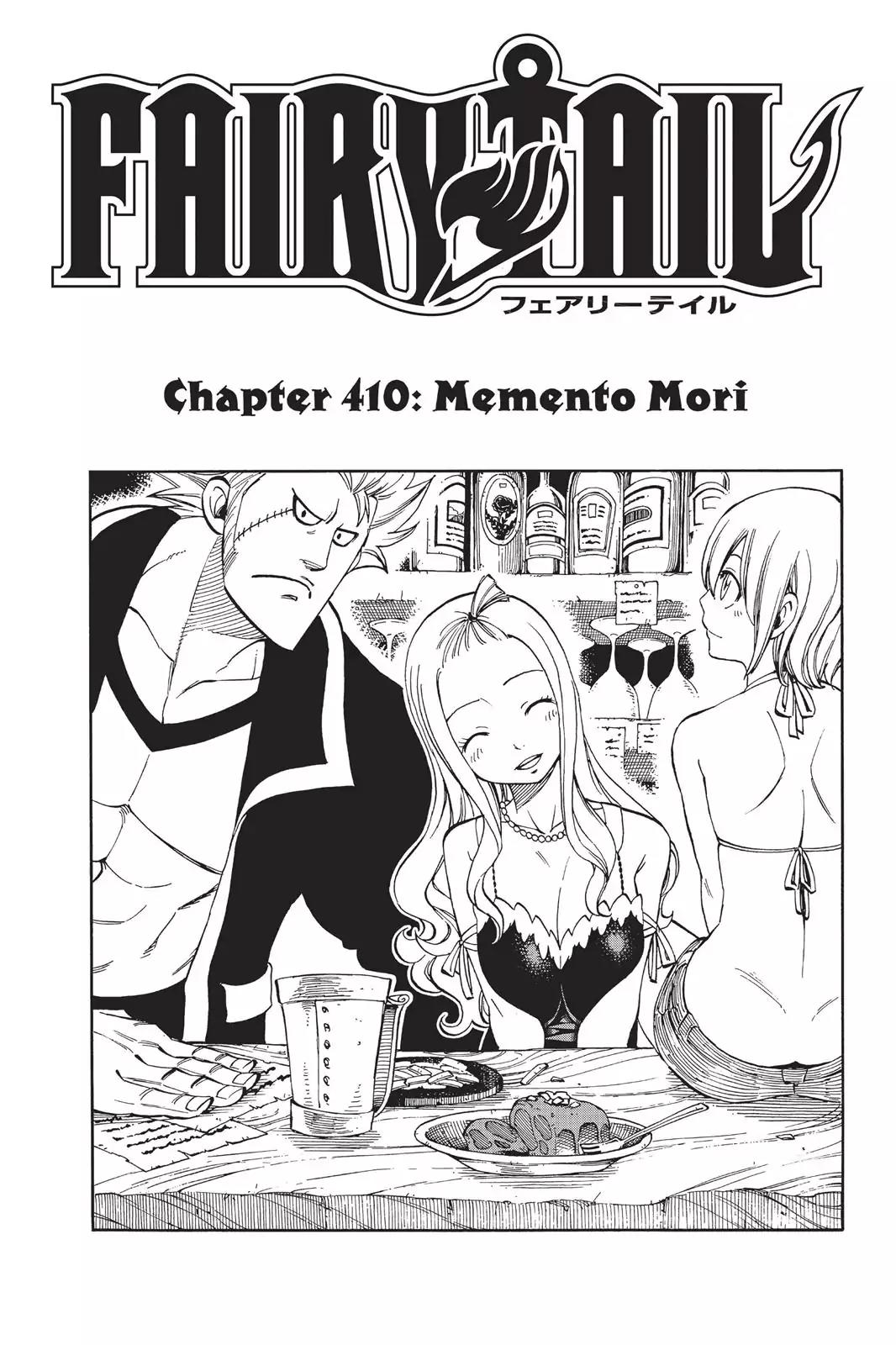 Fairy Tail Chapter 410 page 1 - Chapter 410: Memento Mori