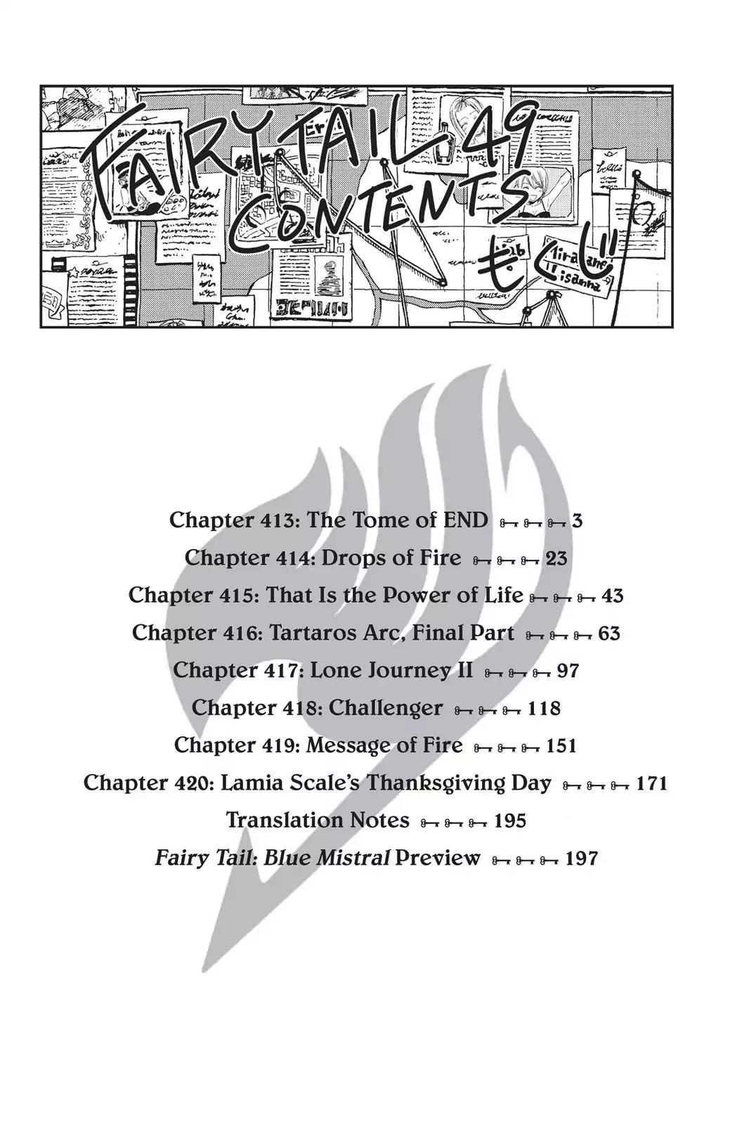Fairy Tail Chapter 413 page 4 - Chapter 413: The Tome of End