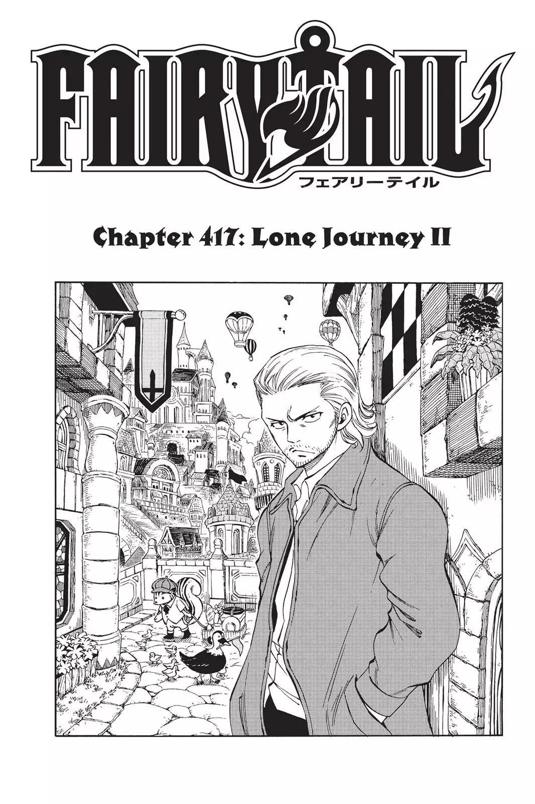 Fairy Tail Chapter 417 page 1 - Chapter 417: Love Journey II