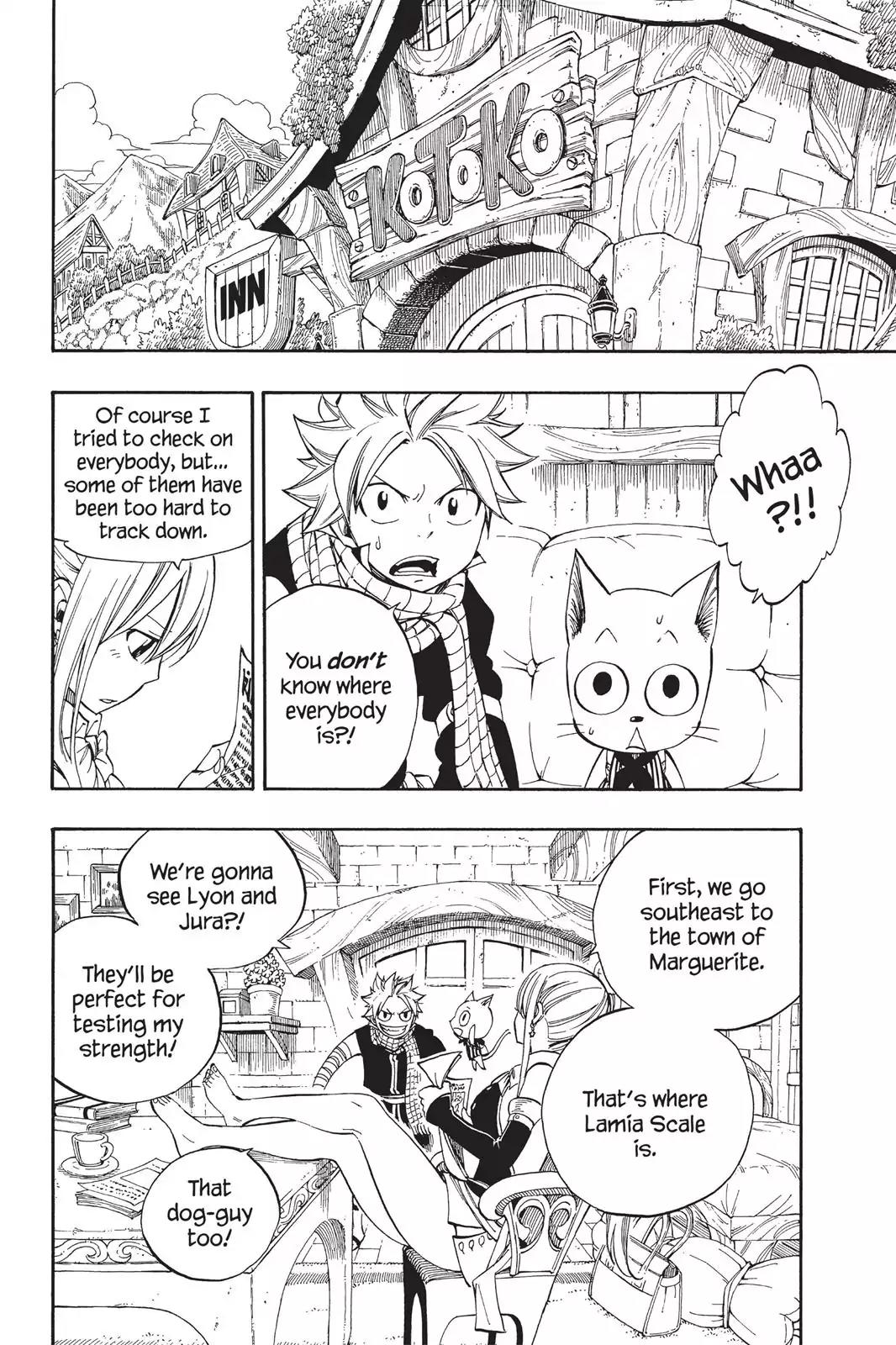 Fairy Tail Chapter 420 page 8 - Chapter 420: Lamia Scale's Thanksgiving Day