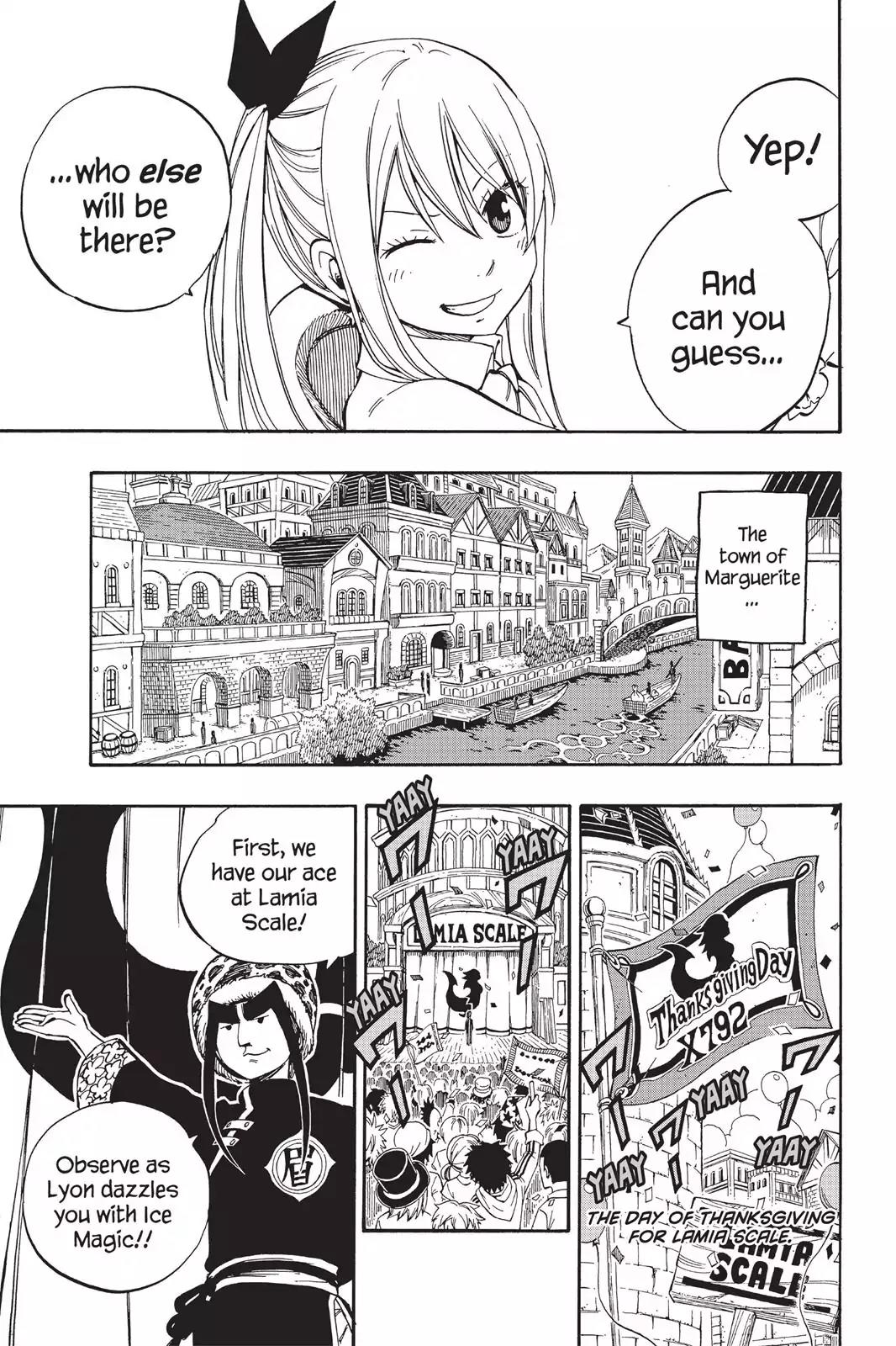 Fairy Tail Chapter 420 page 9 - Chapter 420: Lamia Scale's Thanksgiving Day