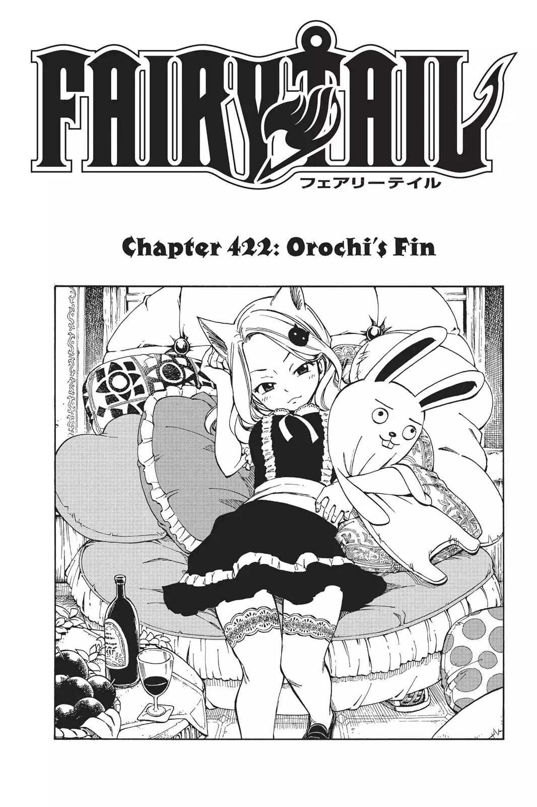 Fairy Tail Chapter 422 page 1 - Chapter 422: Orochi's Fin