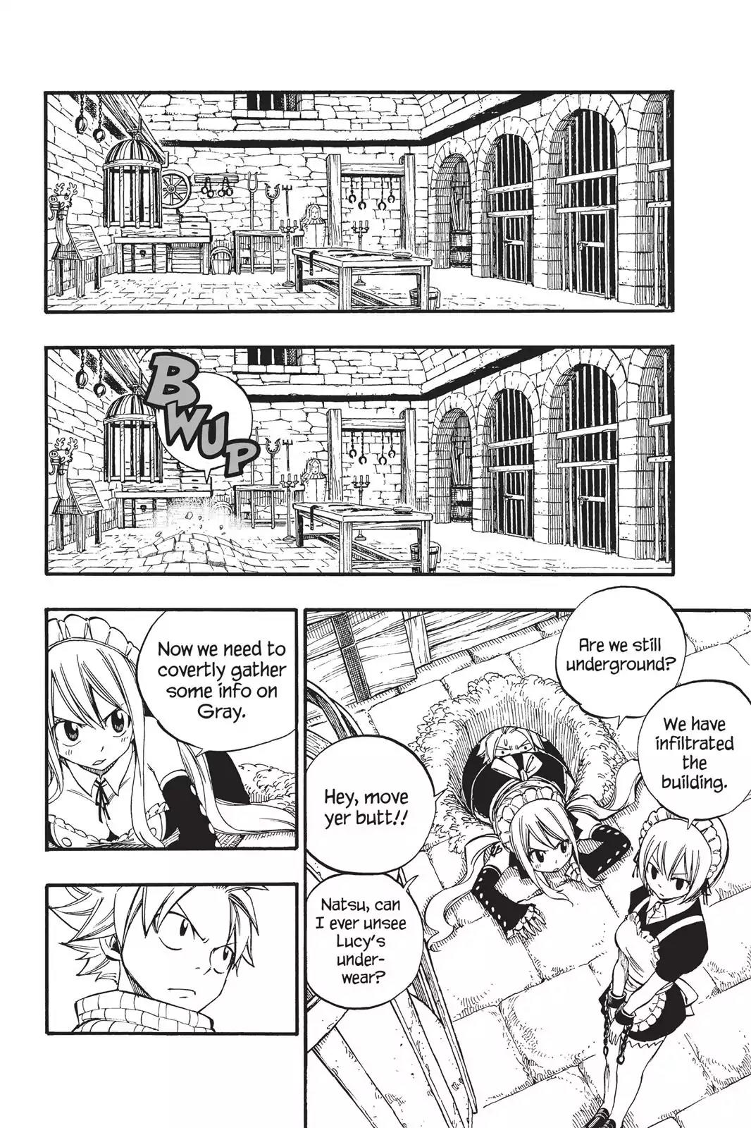 Fairy Tail Chapter 427 page 6 - Chapter 427: Pitched Underground Battle
