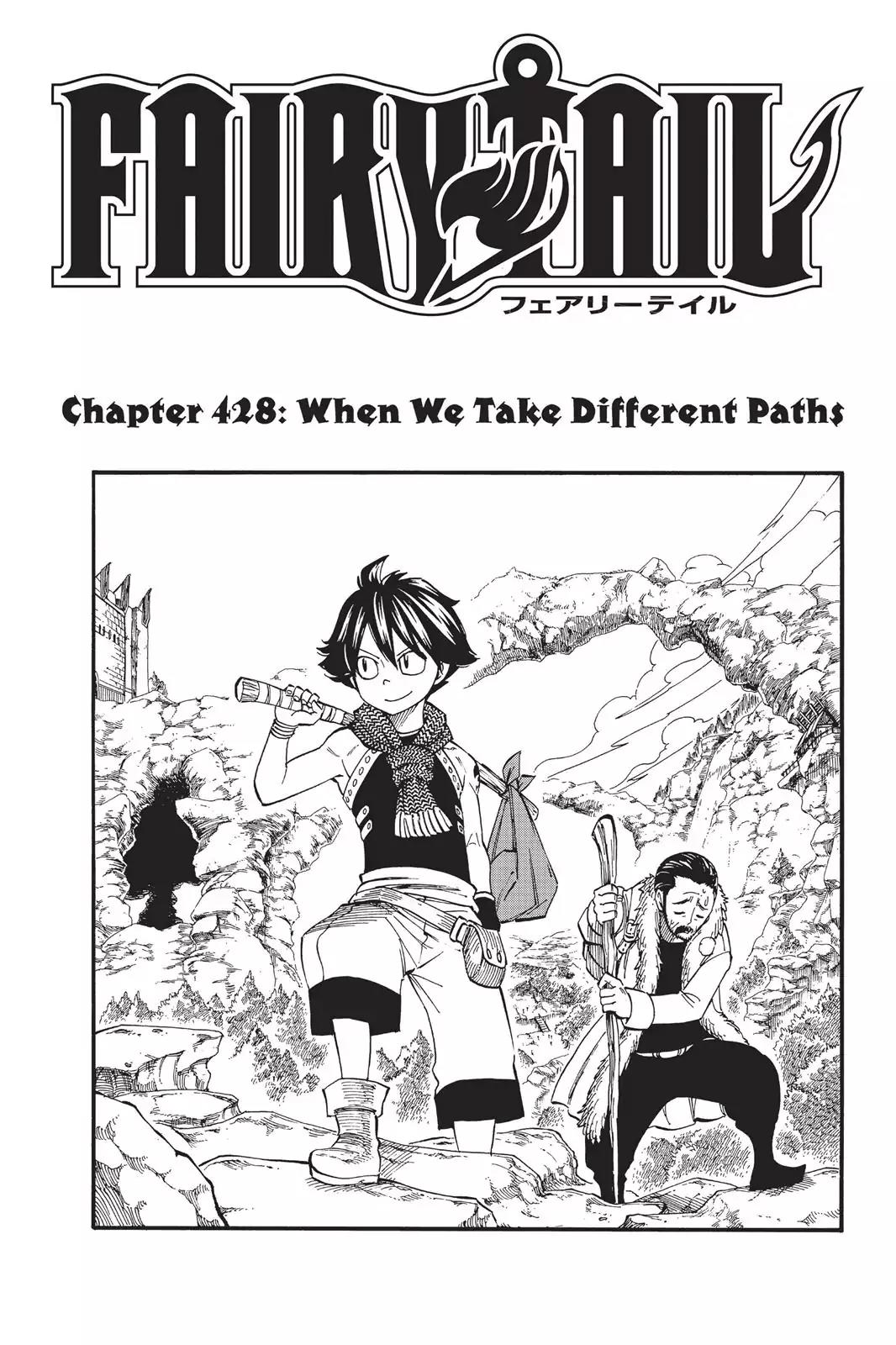 Fairy Tail Chapter 428 page 1 - Chapter 428: When We Take Different Paths