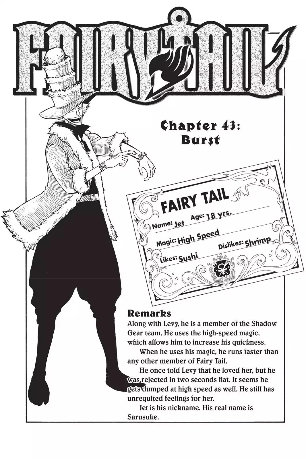 Fairy Tail Chapter 43 page 1 - Chapter 43: Burst