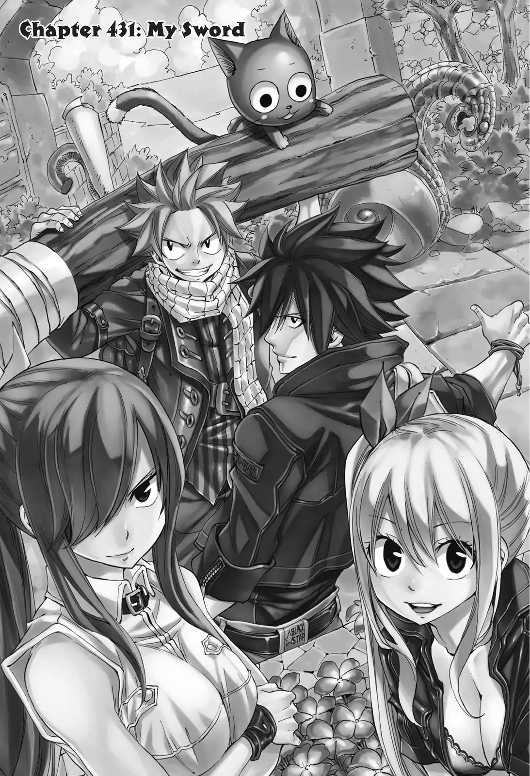 Fairy Tail Chapter 431 page 1 - Chapter 431: My Sword