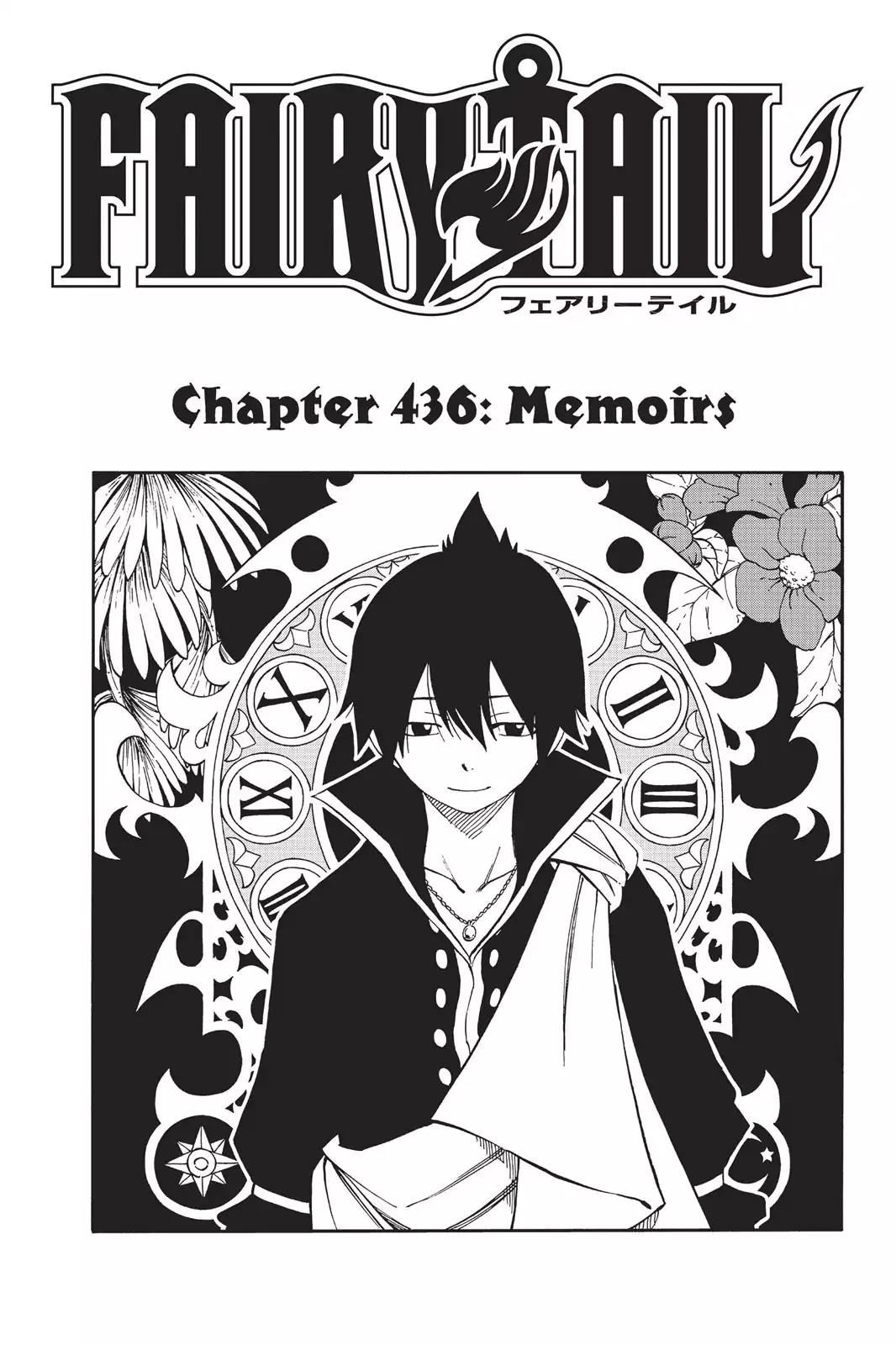 Fairy Tail Chapter 436 page 1 - Chapter 436: Memoirs