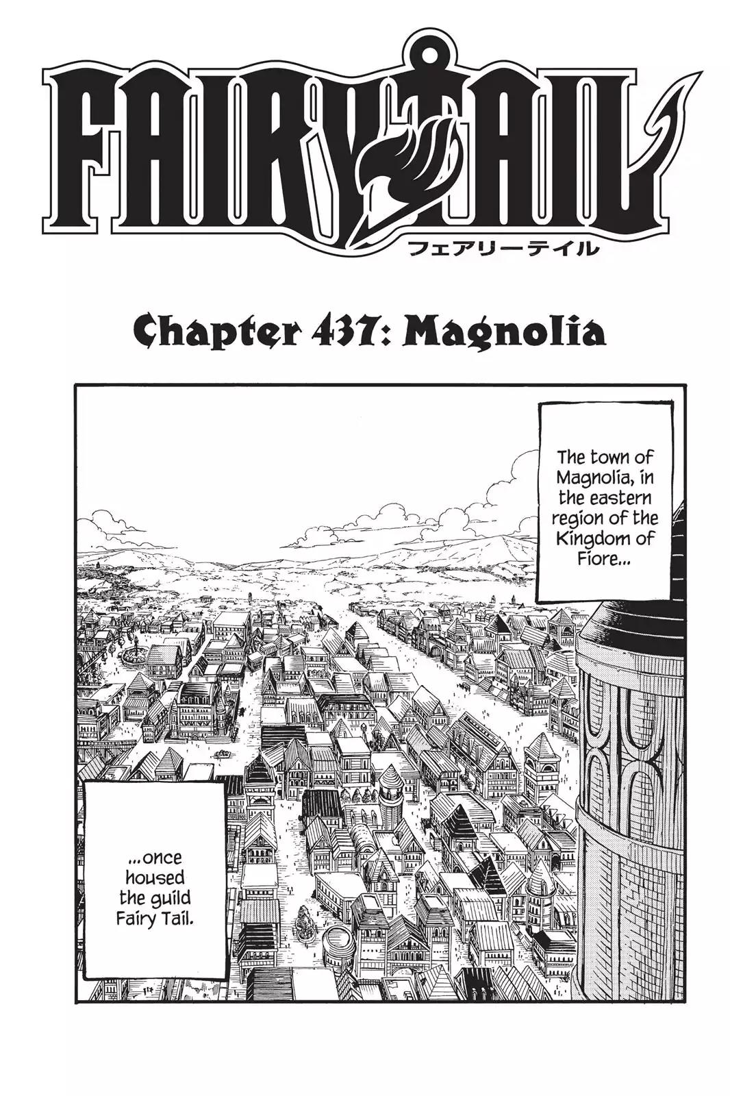 Fairy Tail Chapter 437 page 1 - Chapter 437: Magnolia