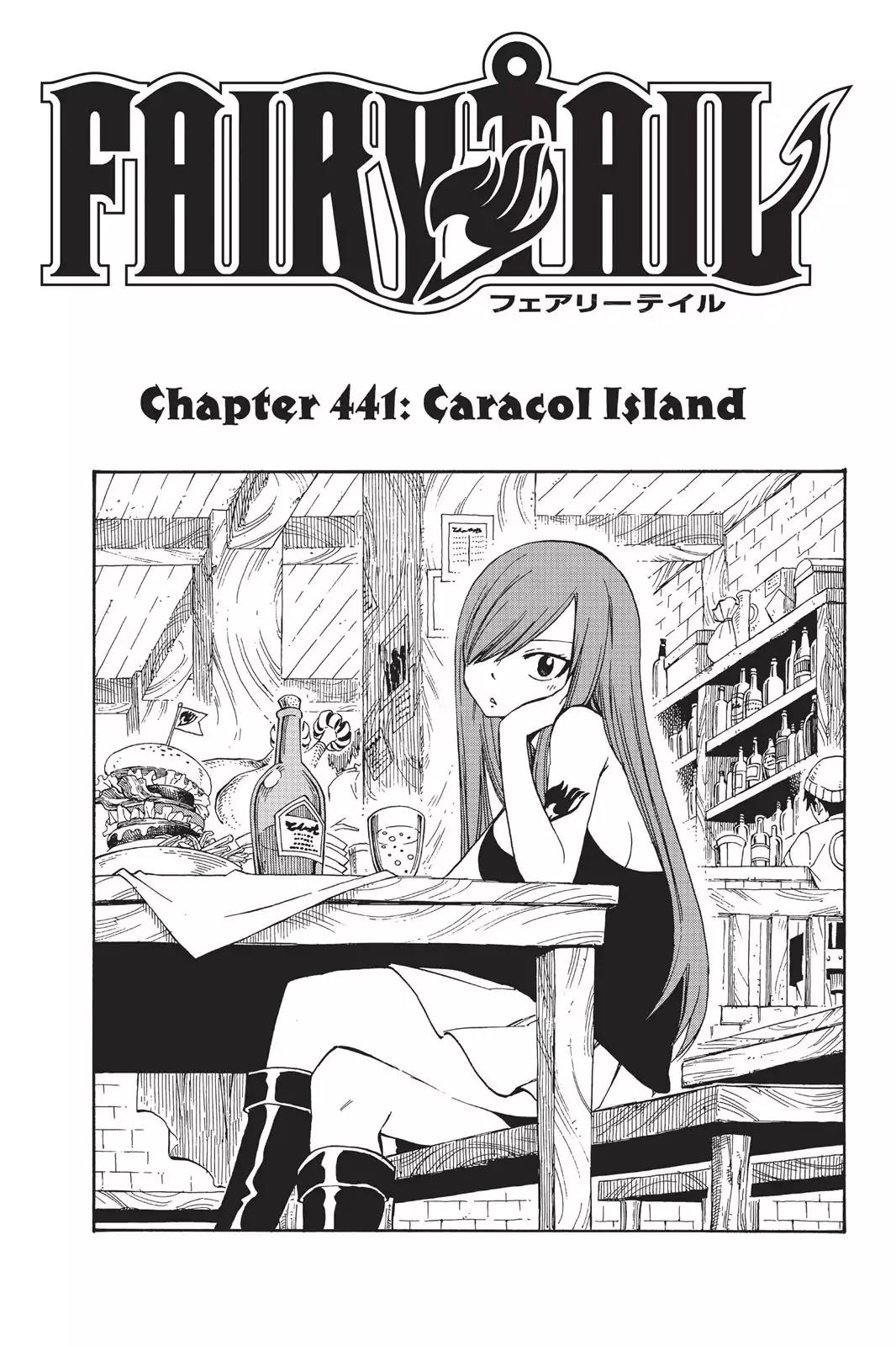 Fairy Tail Chapter 441 page 1 - Chapter 441: Caracol Island