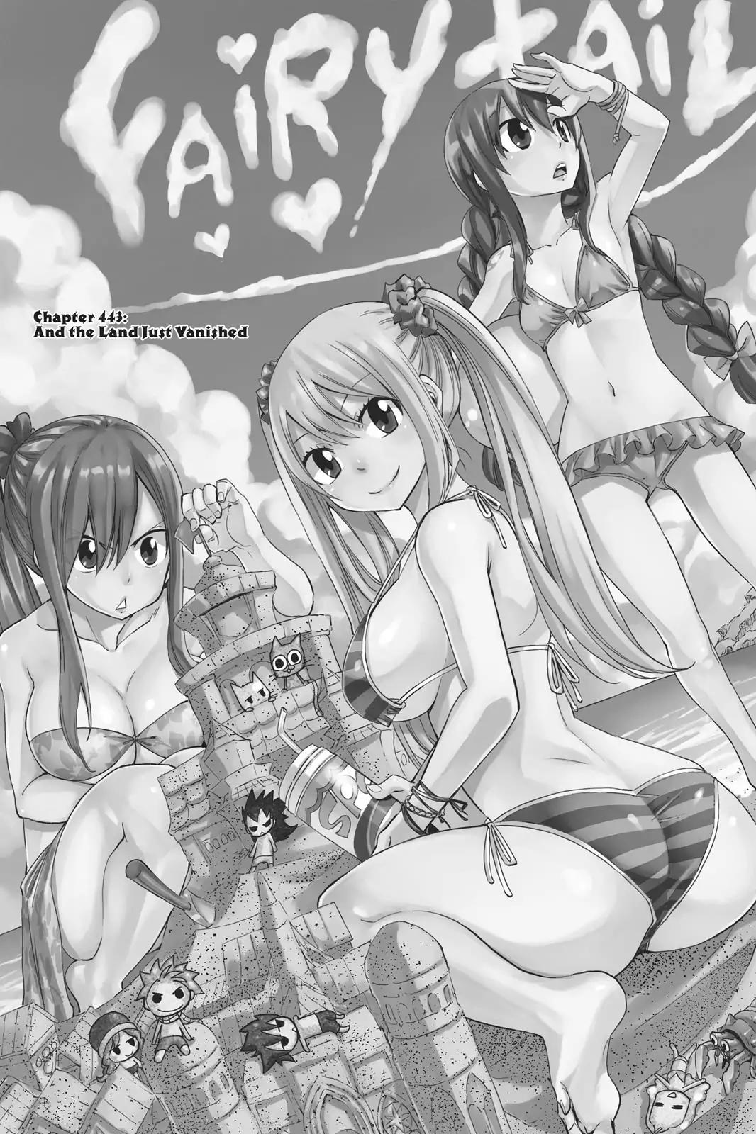 Fairy Tail Chapter 443 page 1 - Chapter 443: And the Land Just Vanished