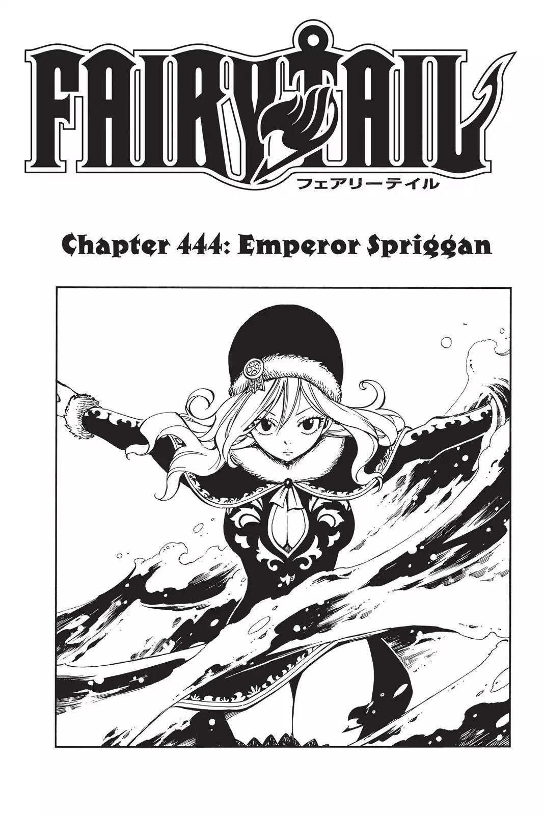 Fairy Tail Chapter 444 page 1 - Chapter 444: Emperor Spriggan