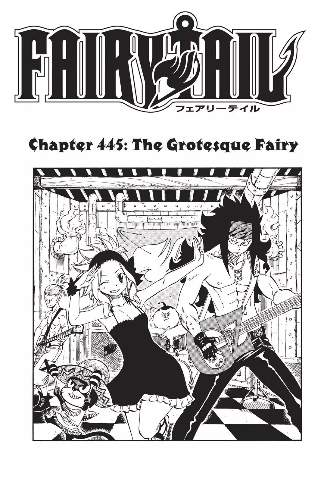 Fairy Tail Chapter 445 page 1 - Chapter 445: The Grotesque Fairy