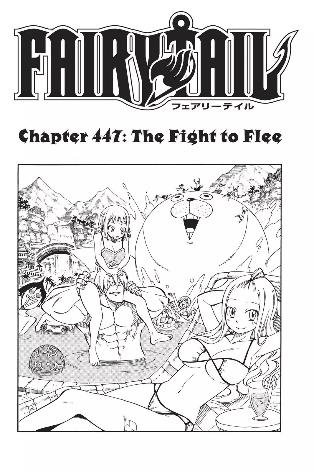 Fairy Tail Chapter 447 page 4 - Chapter 447: The Fight to Flee