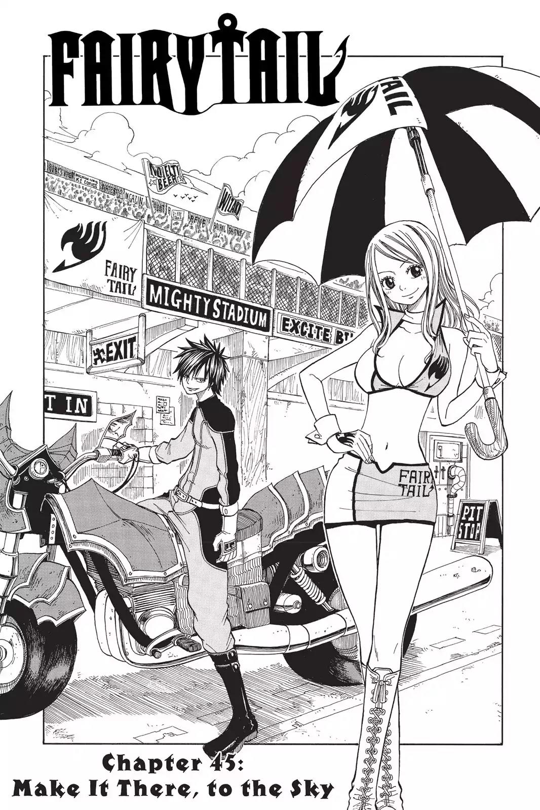 Fairy Tail Chapter 45 page 1 - Chapter 45: Make It There, to The Sky